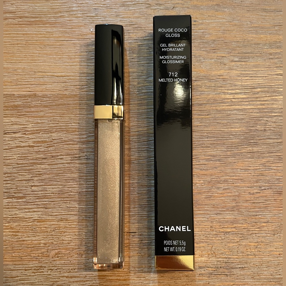 NWT Chanel Rouge Coco Gloss Melted Honey 712